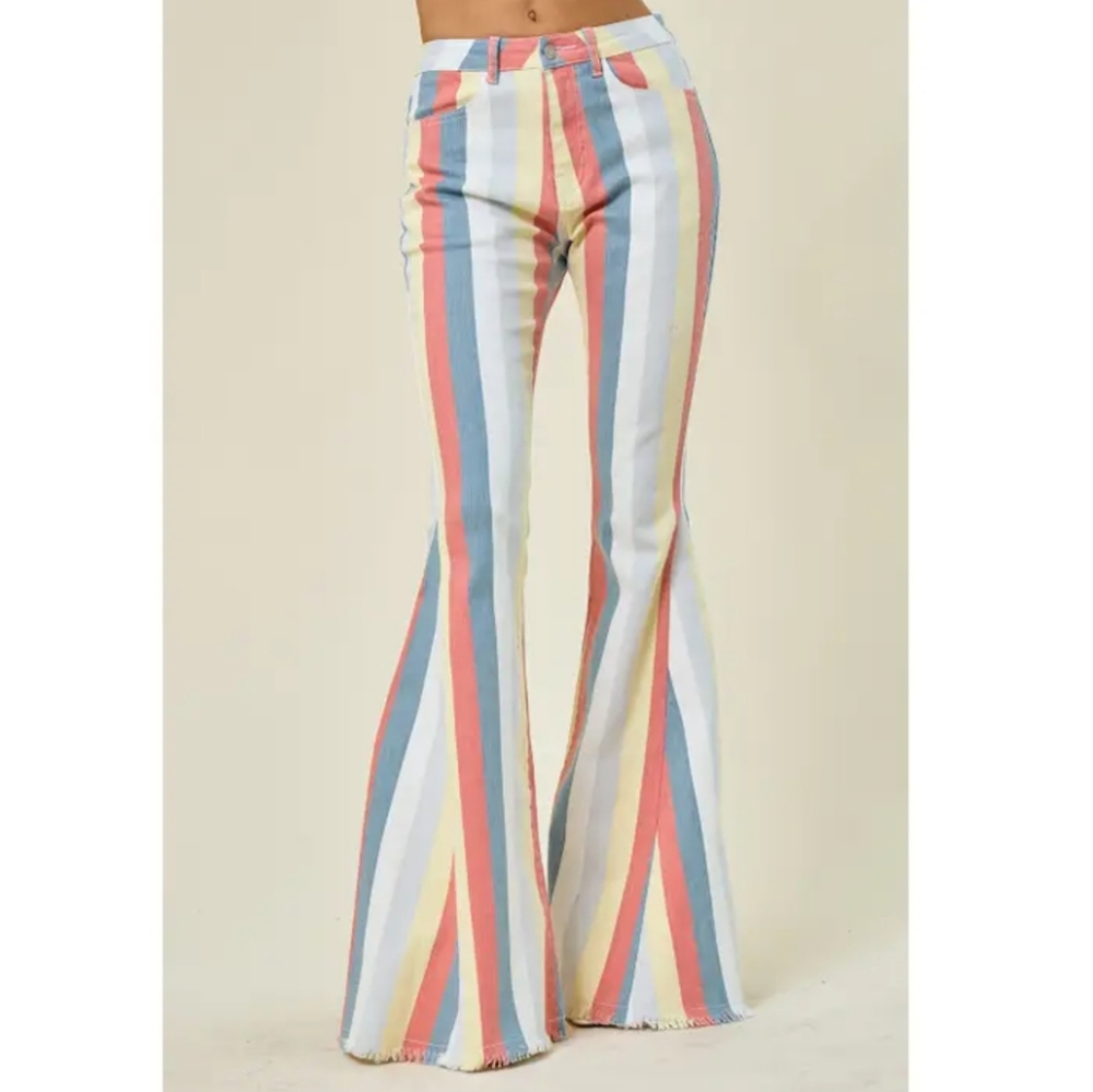Striped Bell Bottoms